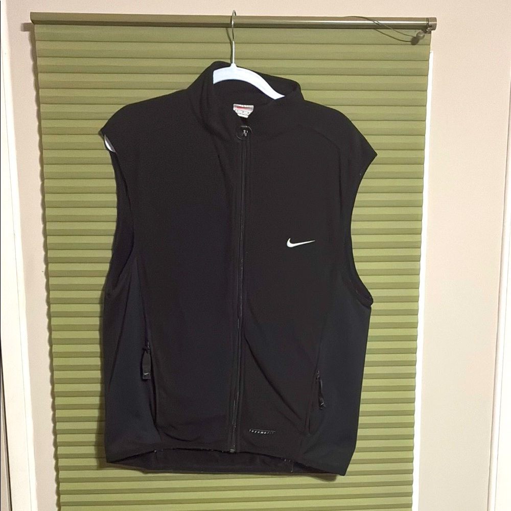 Nike Black Athletic Vest Moisture-Wicking Sleeveless